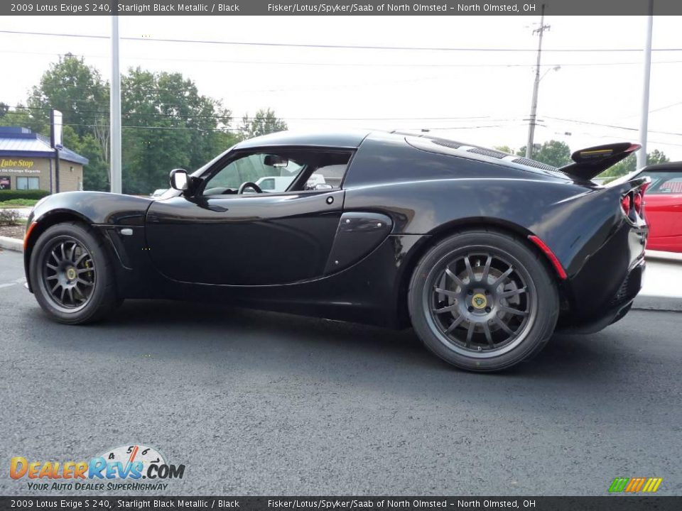 2009 Lotus Exige S 240 Starlight Black Metallic / Black Photo #8