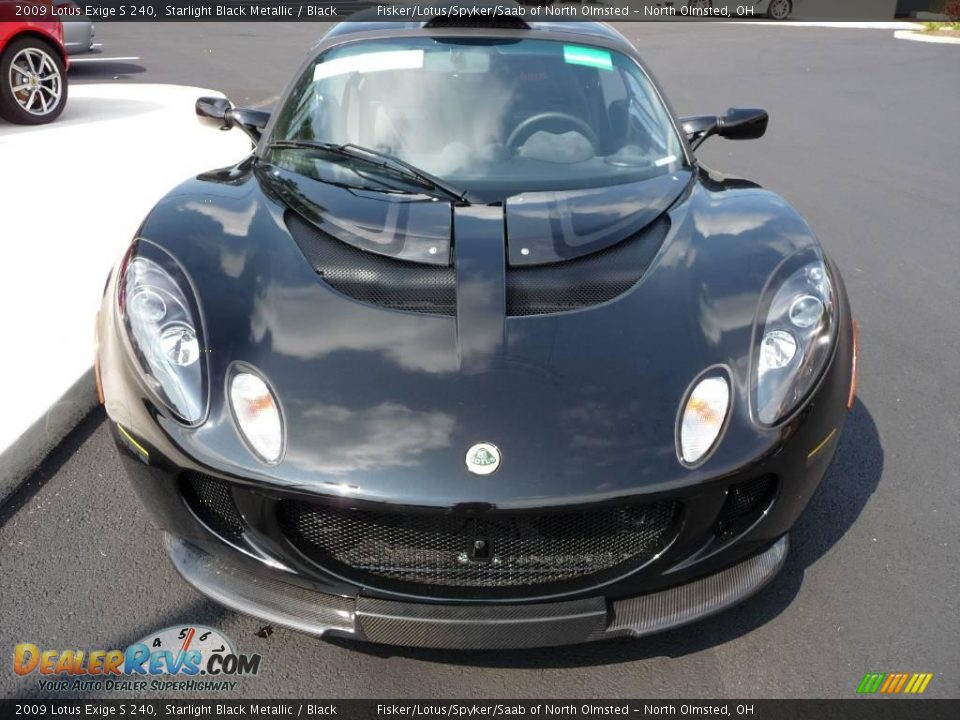 2009 Lotus Exige S 240 Starlight Black Metallic / Black Photo #9