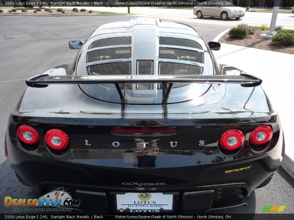 Starlight Black Metallic 2009 Lotus Exige S 240 Photo #11