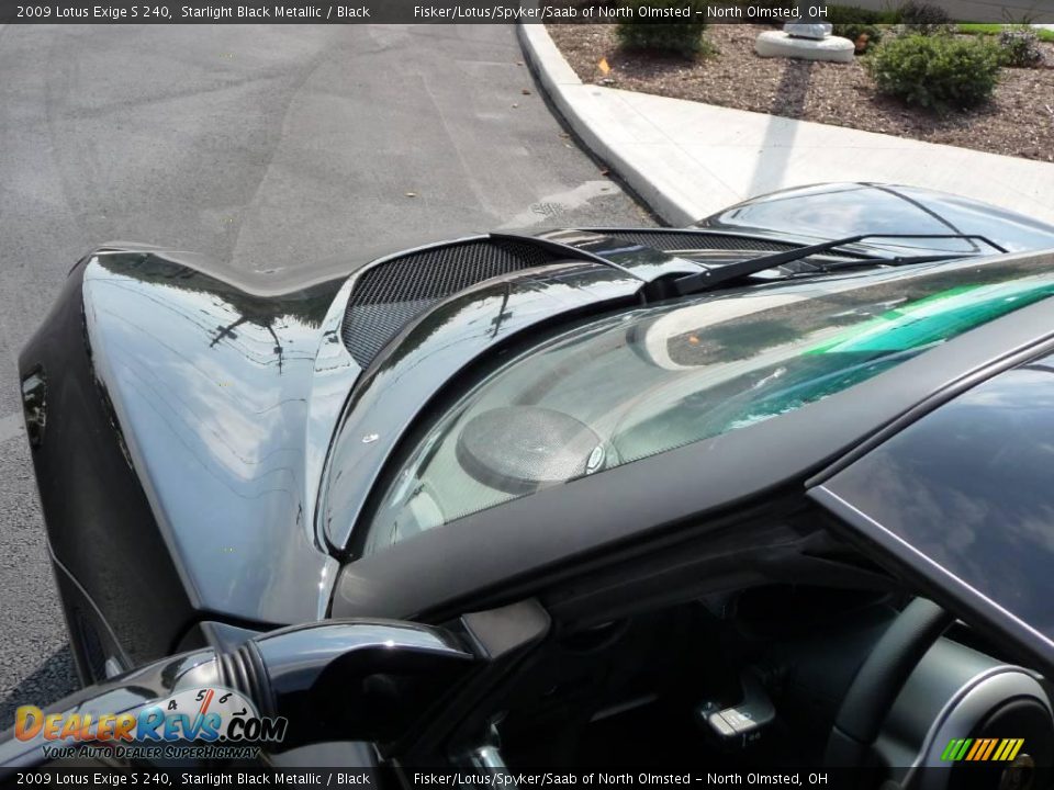 2009 Lotus Exige S 240 Starlight Black Metallic / Black Photo #12