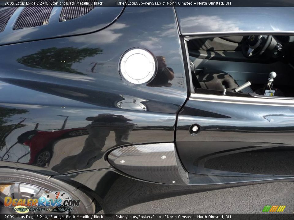 2009 Lotus Exige S 240 Starlight Black Metallic / Black Photo #13