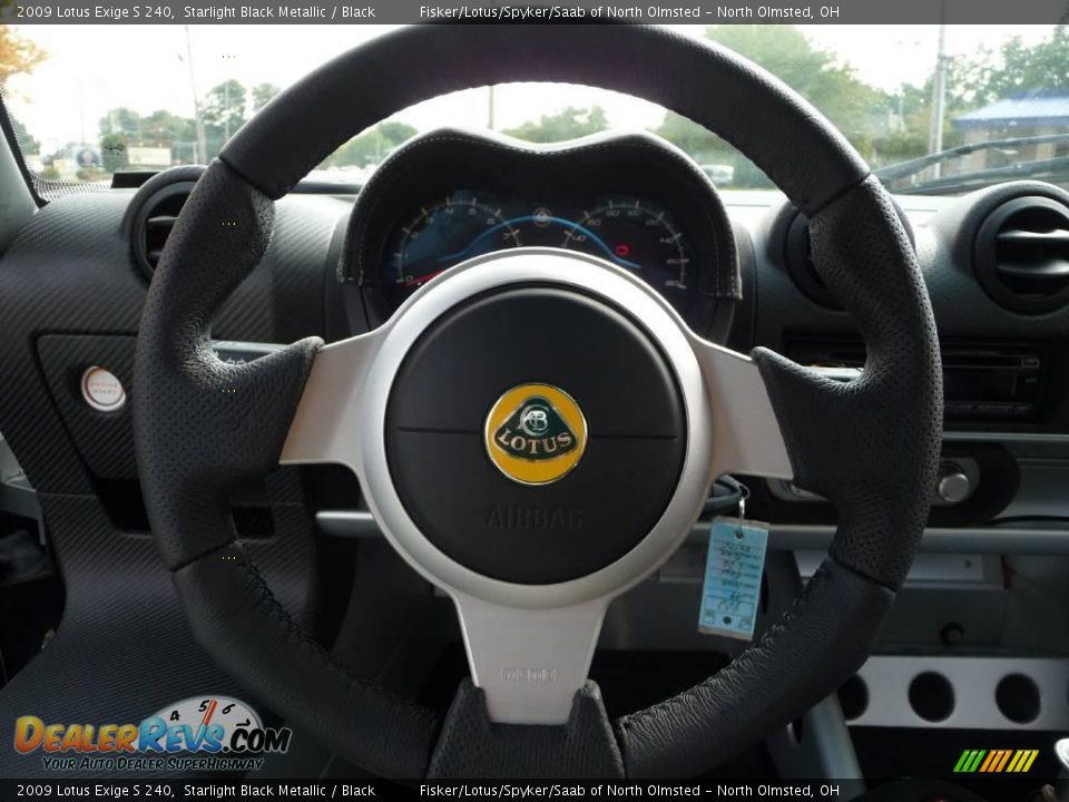 2009 Lotus Exige S 240 Starlight Black Metallic / Black Photo #17