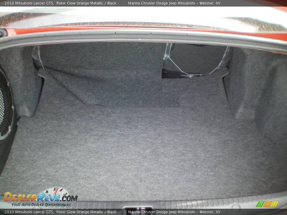 2010 Mitsubishi Lancer GTS Rotor Glow Orange Metallic / Black Photo #20