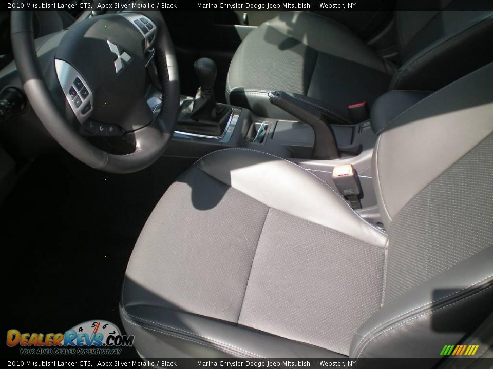 2010 Mitsubishi Lancer GTS Apex Silver Metallic / Black Photo #2