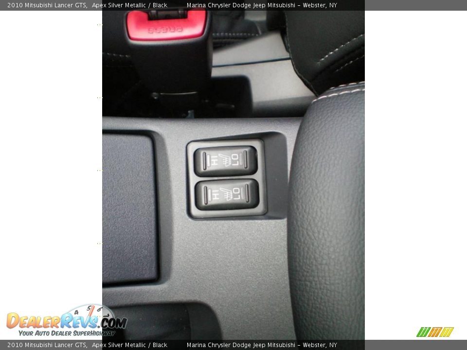 2010 Mitsubishi Lancer GTS Apex Silver Metallic / Black Photo #4