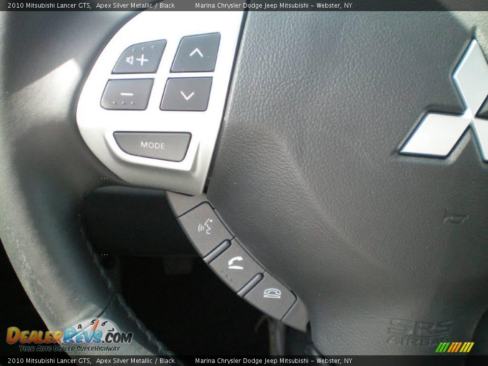 2010 Mitsubishi Lancer GTS Apex Silver Metallic / Black Photo #5