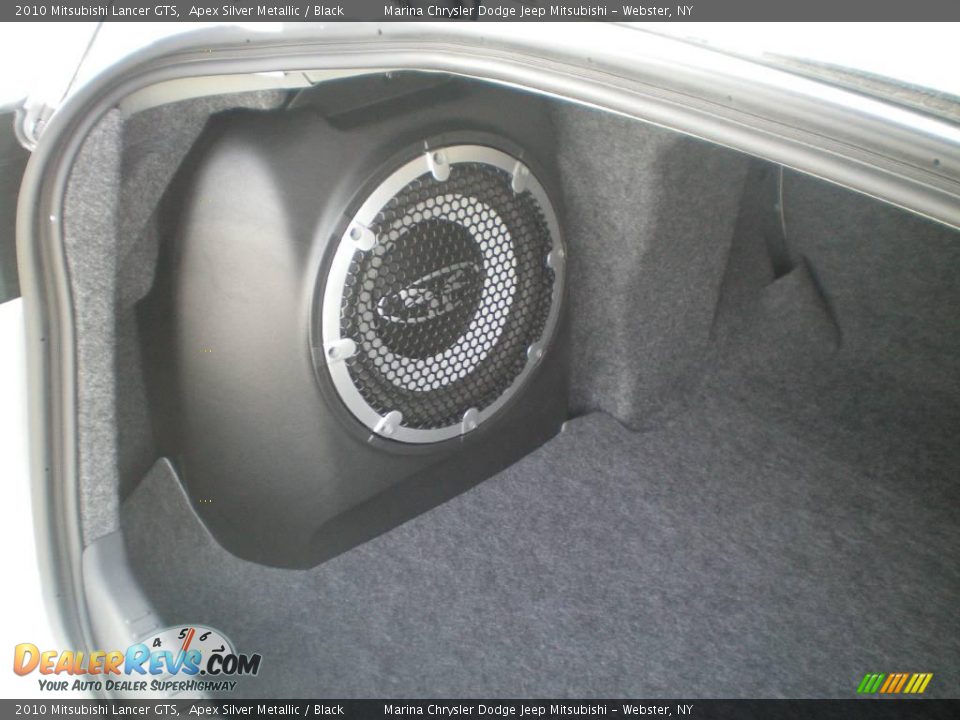 2010 Mitsubishi Lancer GTS Apex Silver Metallic / Black Photo #6