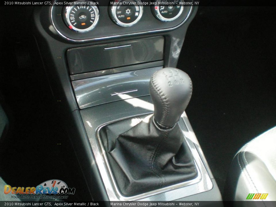 2010 Mitsubishi Lancer GTS Apex Silver Metallic / Black Photo #7