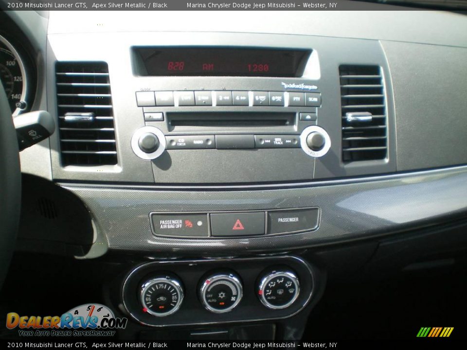 2010 Mitsubishi Lancer GTS Apex Silver Metallic / Black Photo #8