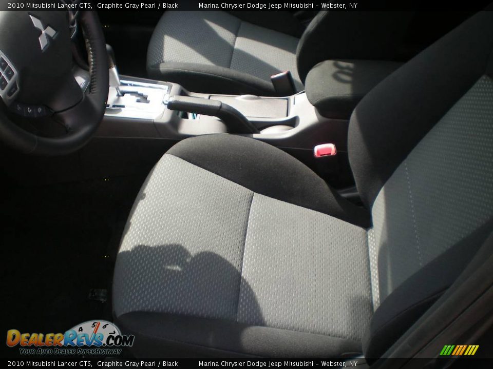 2010 Mitsubishi Lancer GTS Graphite Gray Pearl / Black Photo #2