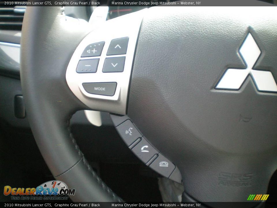 2010 Mitsubishi Lancer GTS Graphite Gray Pearl / Black Photo #4