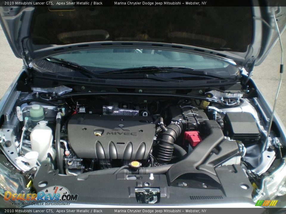 2010 Mitsubishi Lancer GTS Apex Silver Metallic / Black Photo #17