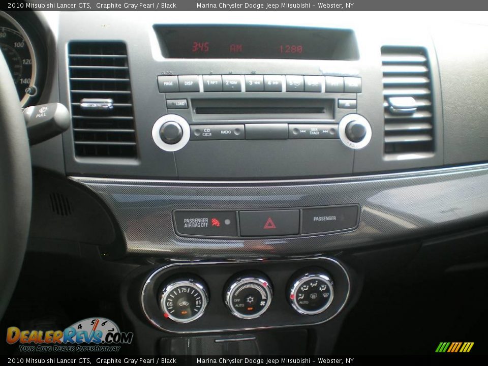 2010 Mitsubishi Lancer GTS Graphite Gray Pearl / Black Photo #6