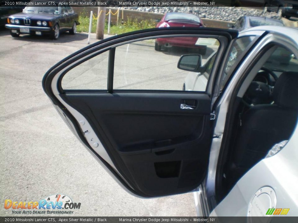 2010 Mitsubishi Lancer GTS Apex Silver Metallic / Black Photo #19