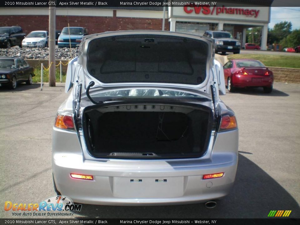 2010 Mitsubishi Lancer GTS Apex Silver Metallic / Black Photo #21