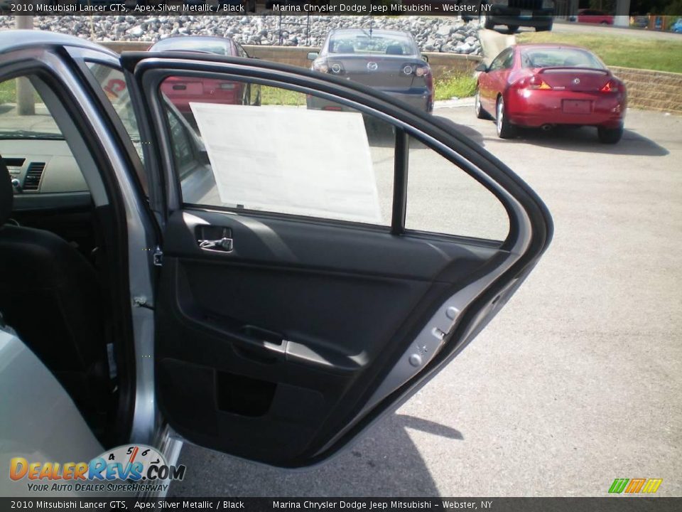 2010 Mitsubishi Lancer GTS Apex Silver Metallic / Black Photo #23