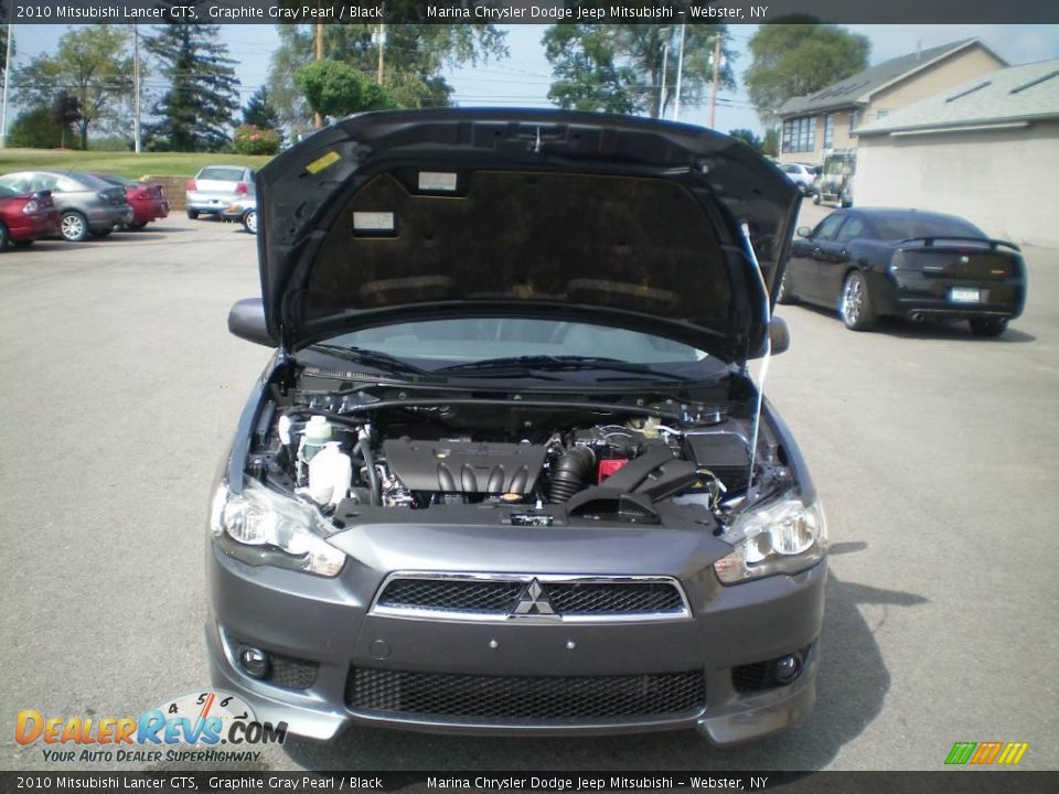 2010 Mitsubishi Lancer GTS Graphite Gray Pearl / Black Photo #14