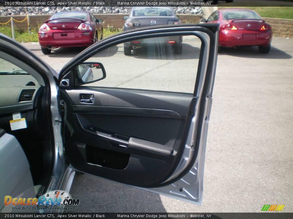 2010 Mitsubishi Lancer GTS Apex Silver Metallic / Black Photo #25
