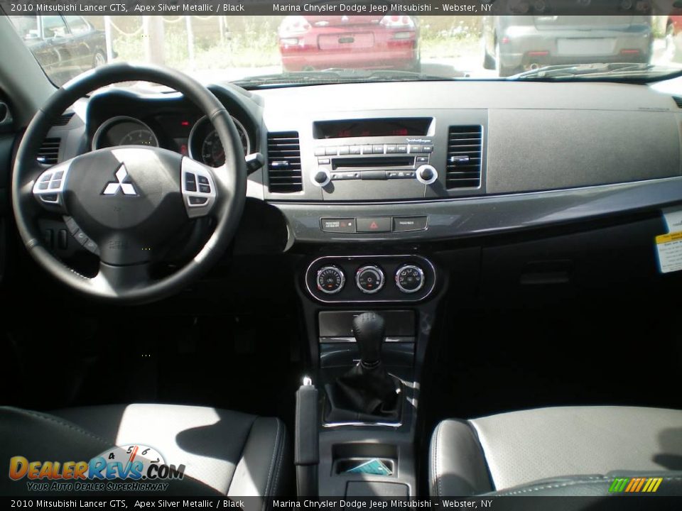 2010 Mitsubishi Lancer GTS Apex Silver Metallic / Black Photo #28