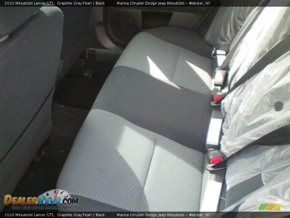 2010 Mitsubishi Lancer GTS Graphite Gray Pearl / Black Photo #18