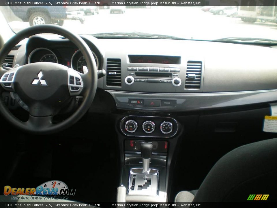 2010 Mitsubishi Lancer GTS Graphite Gray Pearl / Black Photo #26