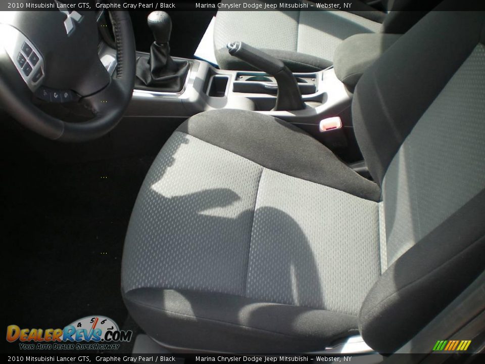 2010 Mitsubishi Lancer GTS Graphite Gray Pearl / Black Photo #2