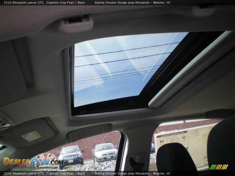 2010 Mitsubishi Lancer GTS Graphite Gray Pearl / Black Photo #3