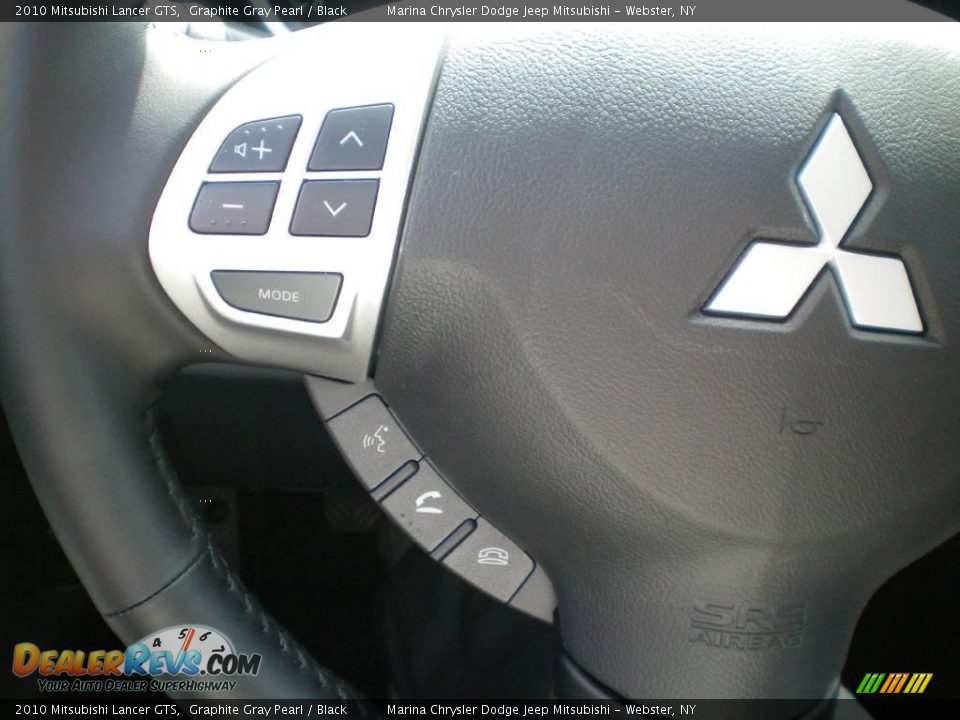 2010 Mitsubishi Lancer GTS Graphite Gray Pearl / Black Photo #4