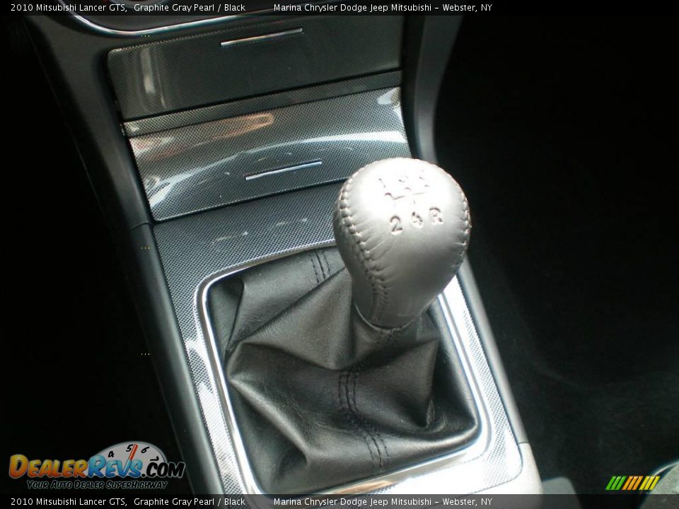 2010 Mitsubishi Lancer GTS Graphite Gray Pearl / Black Photo #7