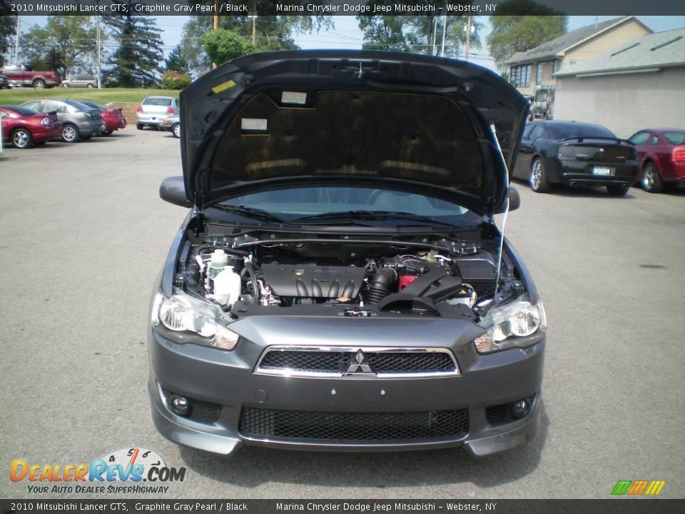2010 Mitsubishi Lancer GTS Graphite Gray Pearl / Black Photo #15