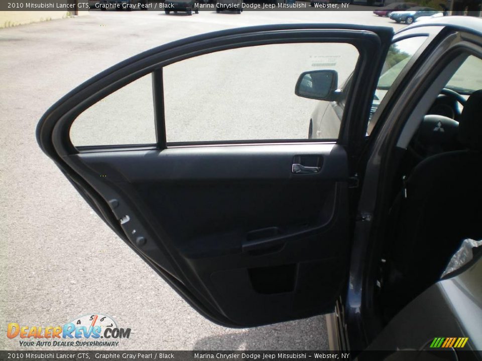 2010 Mitsubishi Lancer GTS Graphite Gray Pearl / Black Photo #18