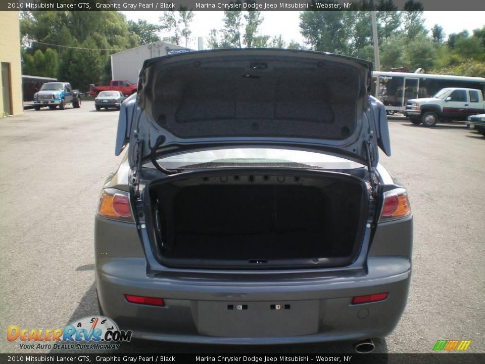 2010 Mitsubishi Lancer GTS Graphite Gray Pearl / Black Photo #20