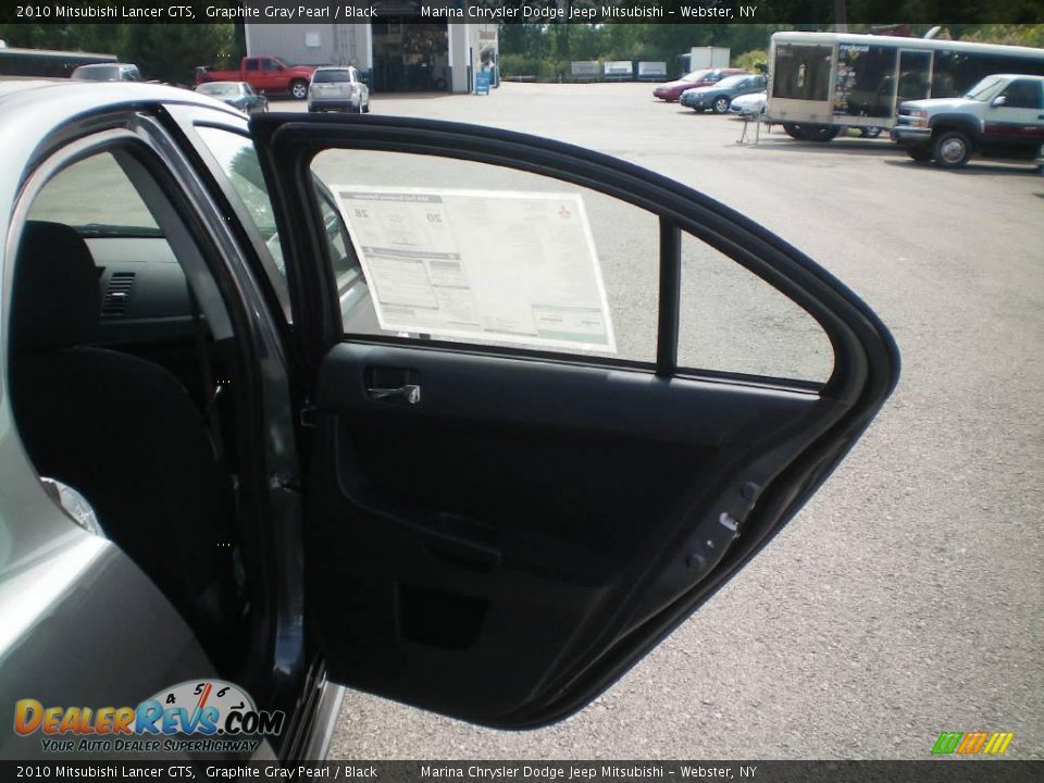 2010 Mitsubishi Lancer GTS Graphite Gray Pearl / Black Photo #22