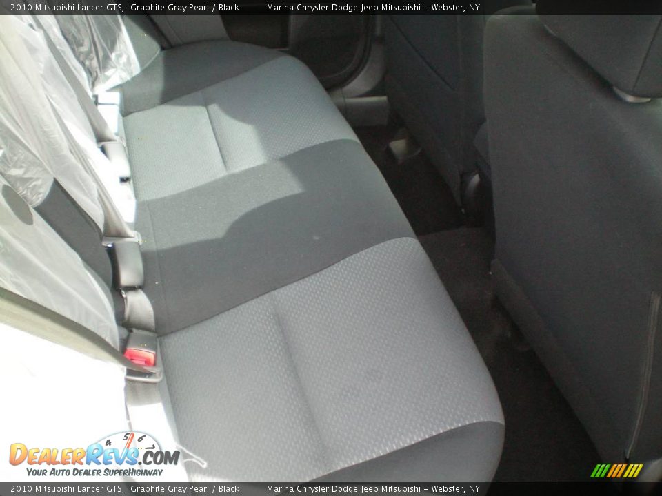 2010 Mitsubishi Lancer GTS Graphite Gray Pearl / Black Photo #23