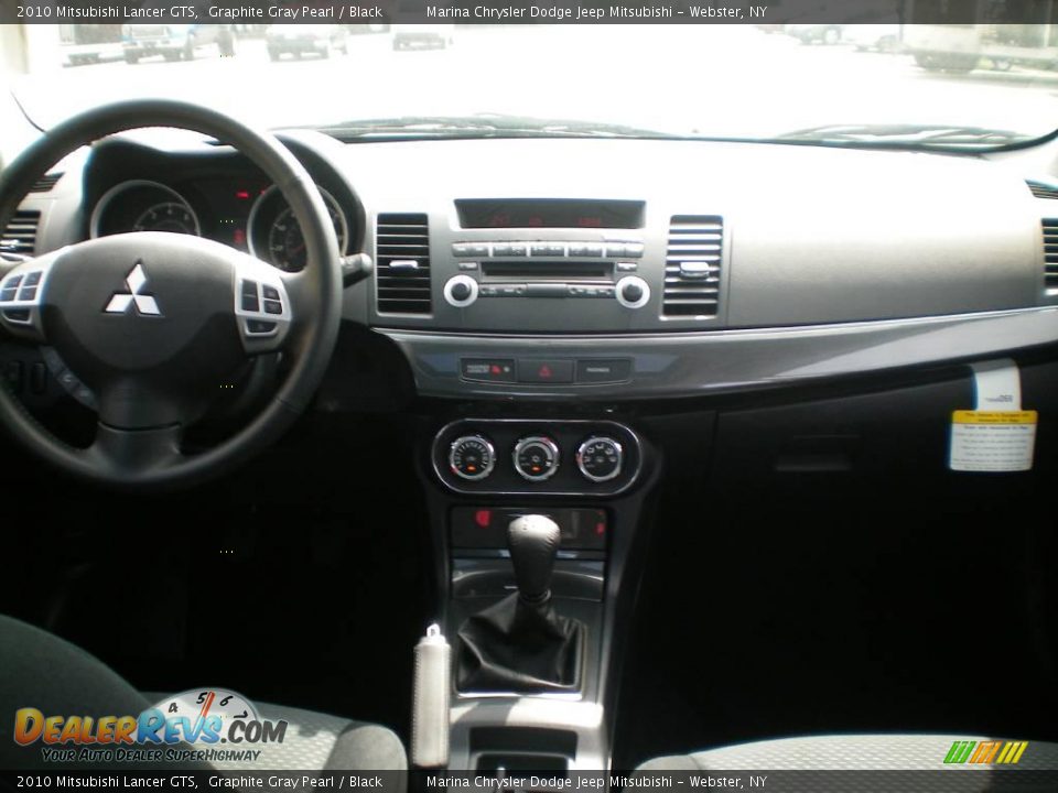 2010 Mitsubishi Lancer GTS Graphite Gray Pearl / Black Photo #27