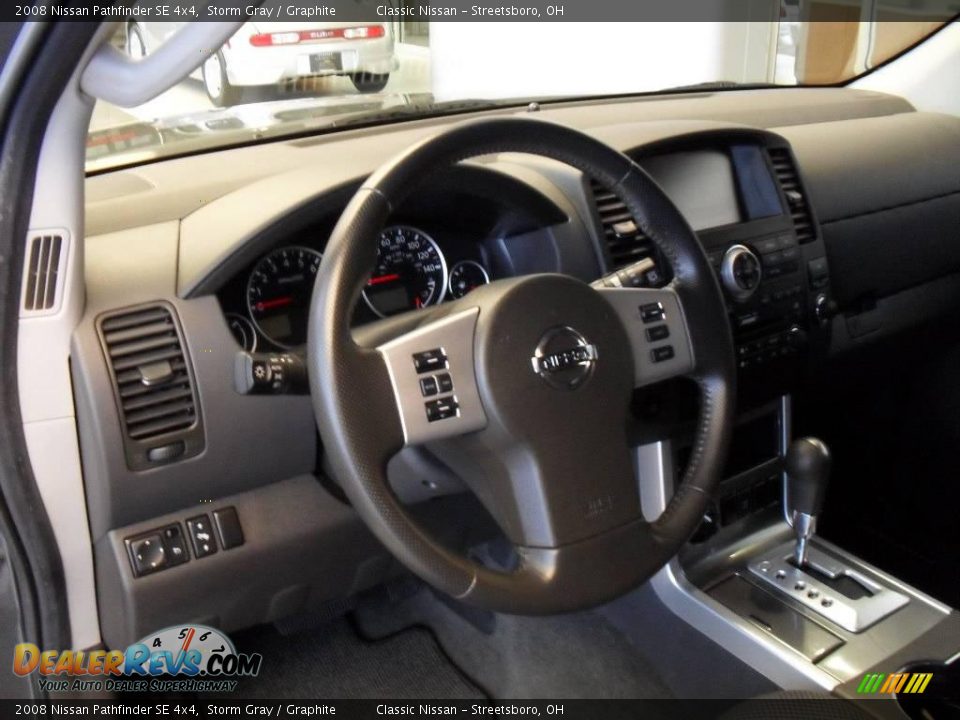2008 Nissan Pathfinder SE 4x4 Storm Gray / Graphite Photo #15