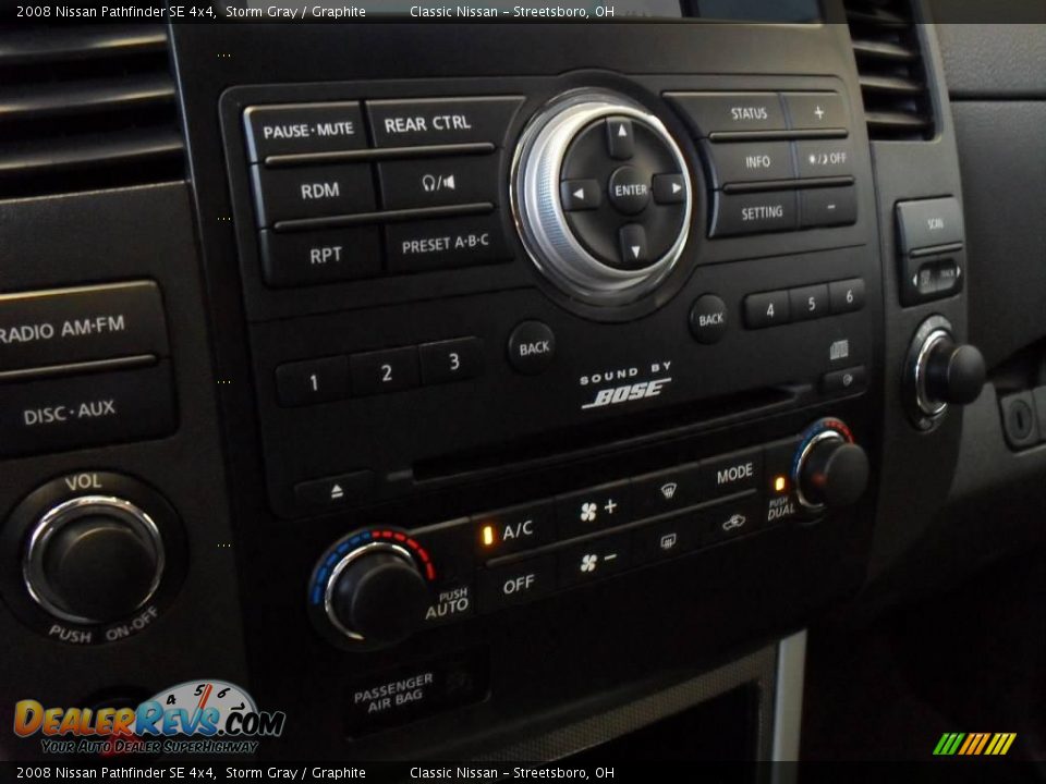 2008 Nissan Pathfinder SE 4x4 Storm Gray / Graphite Photo #29