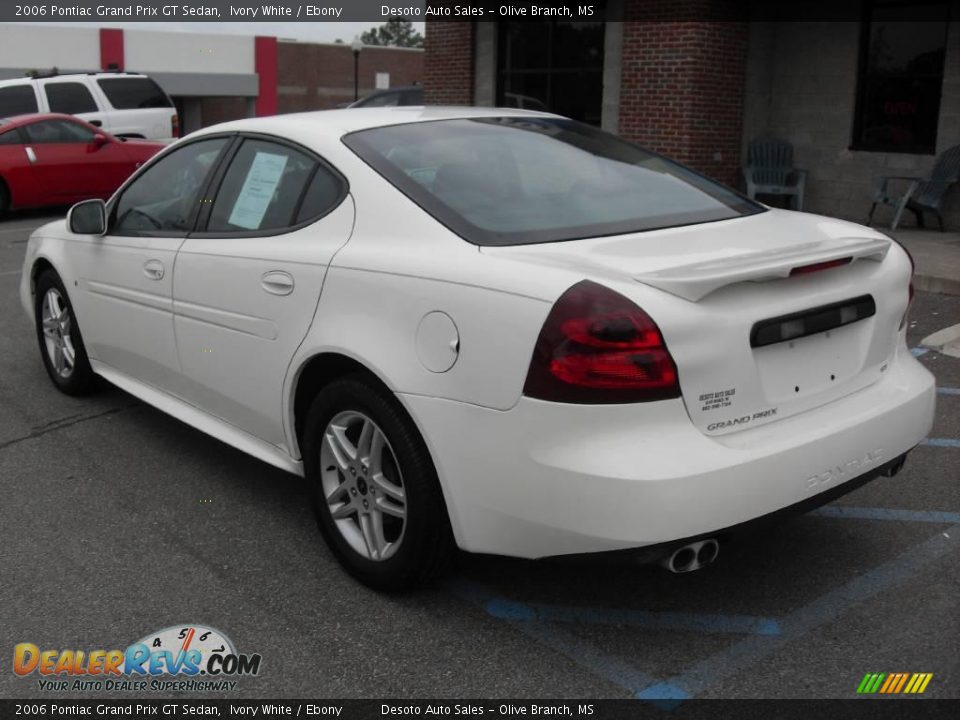 2006 Pontiac Grand Prix GT Sedan Ivory White / Ebony Photo #8