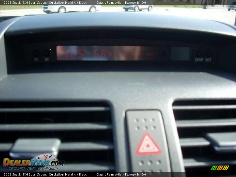 2008 Suzuki SX4 Sport Sedan Quicksilver Metallic / Black Photo #11