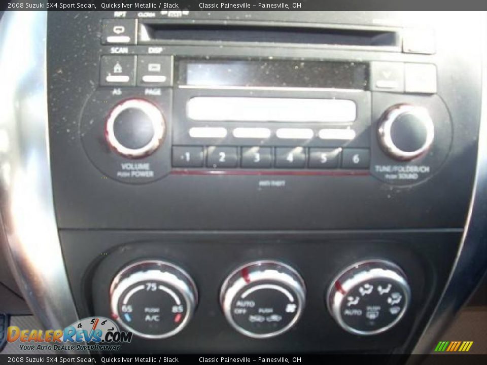 2008 Suzuki SX4 Sport Sedan Quicksilver Metallic / Black Photo #12