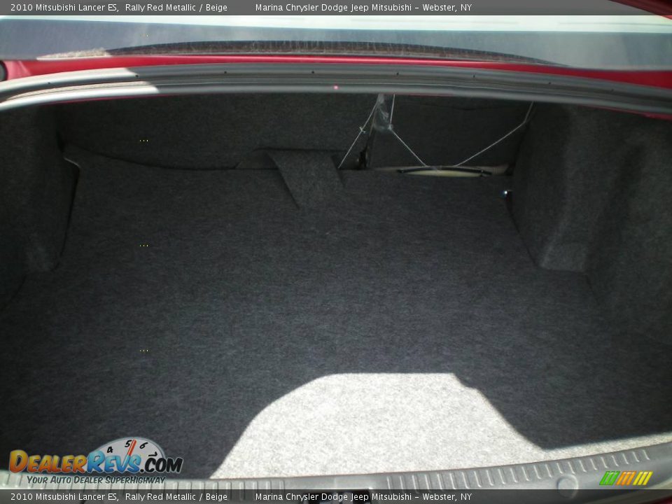 2010 Mitsubishi Lancer ES Rally Red Metallic / Beige Photo #18