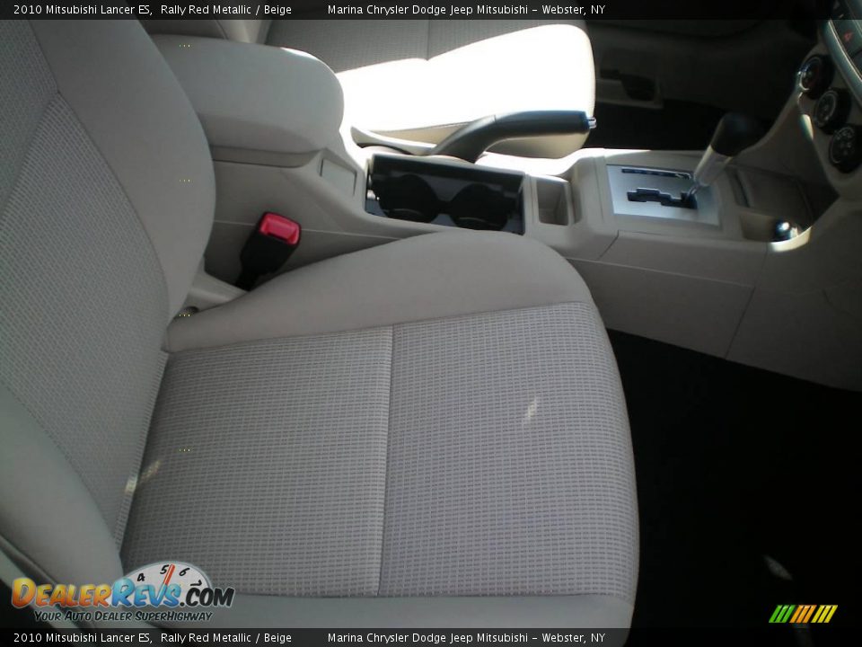 2010 Mitsubishi Lancer ES Rally Red Metallic / Beige Photo #22