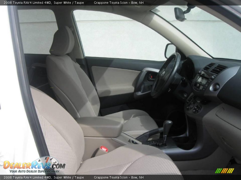 2008 Toyota RAV4 Limited 4WD Super White / Taupe Photo #6