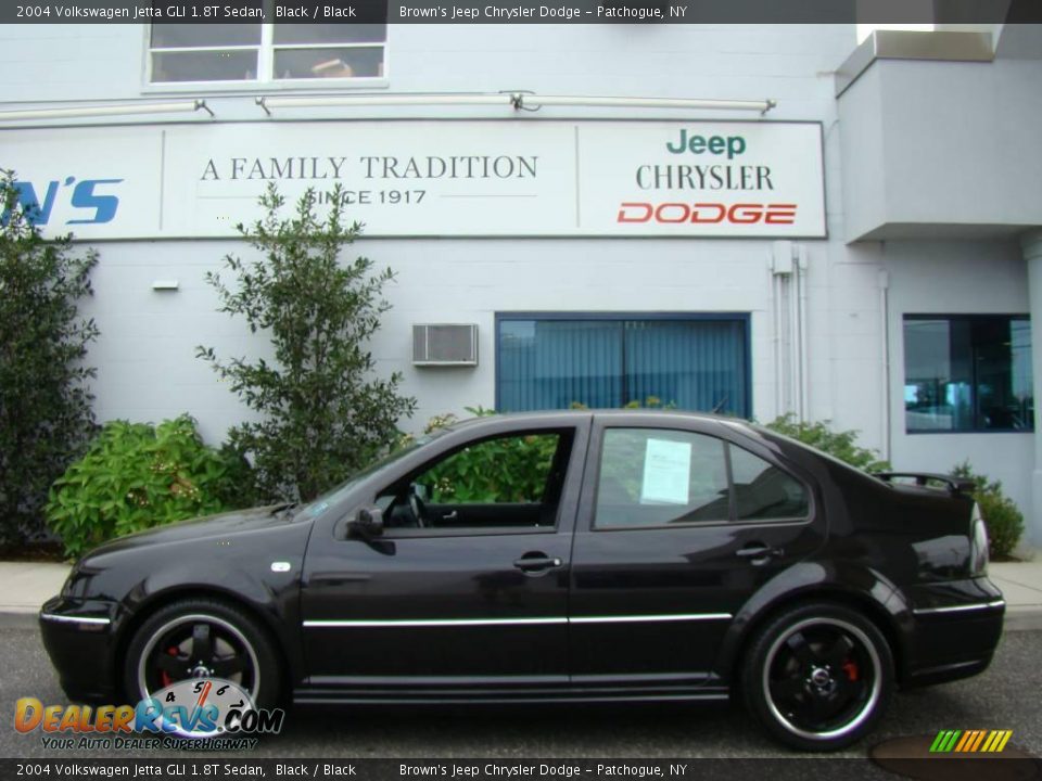 2004 Volkswagen Jetta GLI 1.8T Sedan Black / Black Photo #1