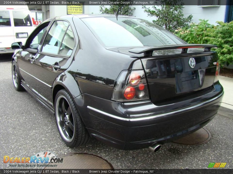 2004 Volkswagen Jetta GLI 1.8T Sedan Black / Black Photo #4