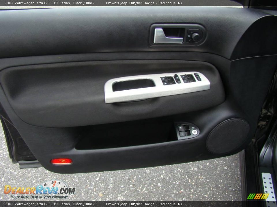 2004 Volkswagen Jetta GLI 1.8T Sedan Black / Black Photo #7