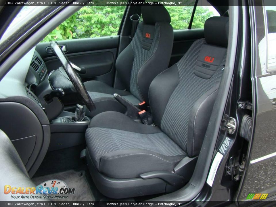 2004 Volkswagen Jetta GLI 1.8T Sedan Black / Black Photo #8