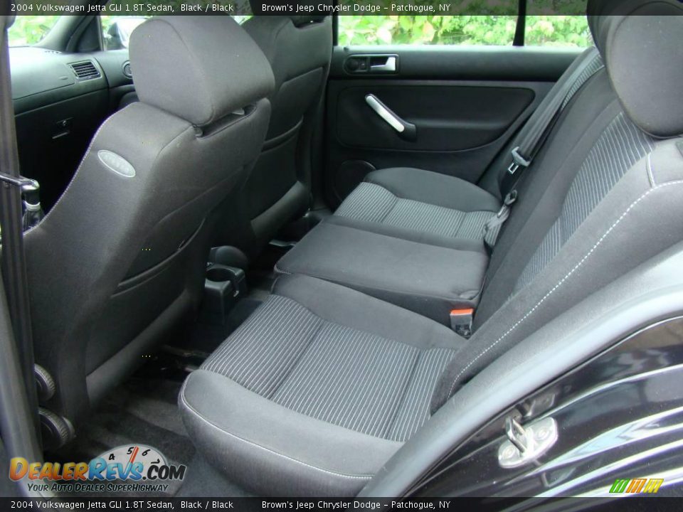 2004 Volkswagen Jetta GLI 1.8T Sedan Black / Black Photo #12