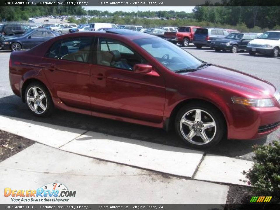 2004 Acura TL 3.2 Redondo Red Pearl / Ebony Photo #3