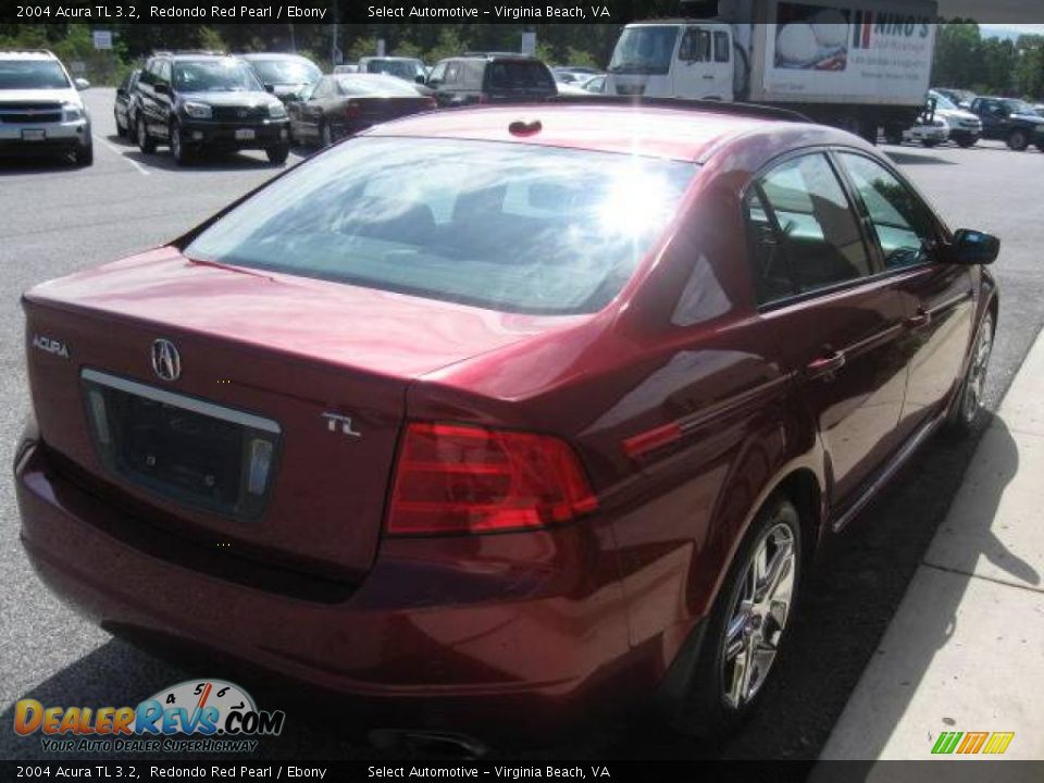 2004 Acura TL 3.2 Redondo Red Pearl / Ebony Photo #4